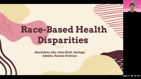 Thumbnail for entry Race-Based Health Disparities