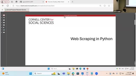 Thumbnail for Web Scraping in Python.mp4