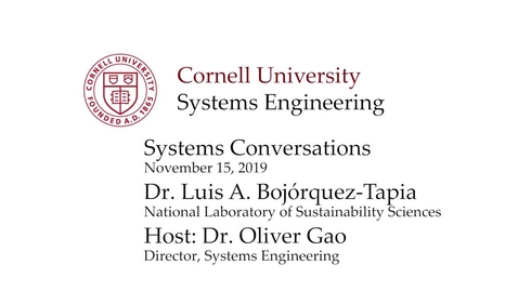Thumbnail for Systems Conversation 11/15/2019: Dr. Luis A. Bojórquez-Tapia