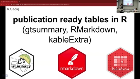 Thumbnail for Publication Ready Tables in R Fall 2023