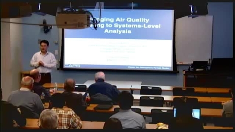 Thumbnail for Ezra's Round Table/Systems Seminar - Peter Adams: Bringing atmospheric chemical transport modeling into societal decision-making