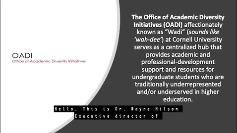 Thumbnail for OADI Research Scholars Program