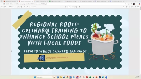 Thumbnail for Clip of Regional Roots Culinary Training: Information Session