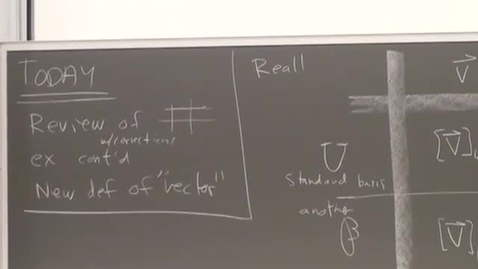 Thumbnail for 15 - Review of coordinate transformations vectors and vector spaces Session 15