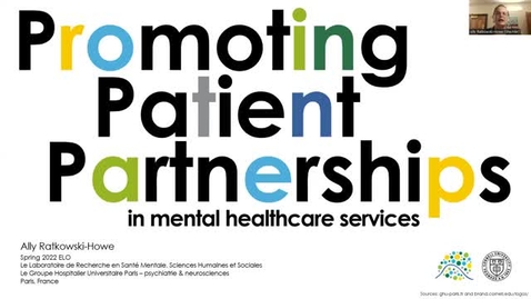 Thumbnail for Promoting Patient Partnerships in the Design of Mental Healthcare Services - Ally Ratkowski-Howe