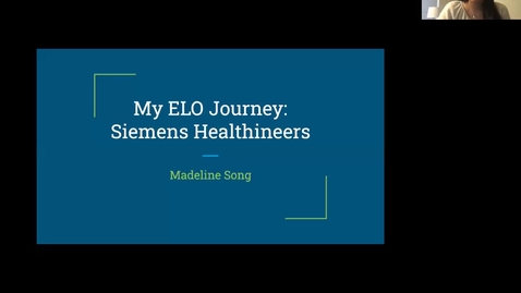 Thumbnail for entry ELO Engaged Learning Presentation - Madeline Song