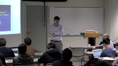 Thumbnail for CAM Colloquium, 2016-03-11 - Michael Langberg: A Reductionist View of Network Information Theory