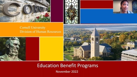 Thumbnail for entry Education Benefits at Cornell | Open Enrollment 2022