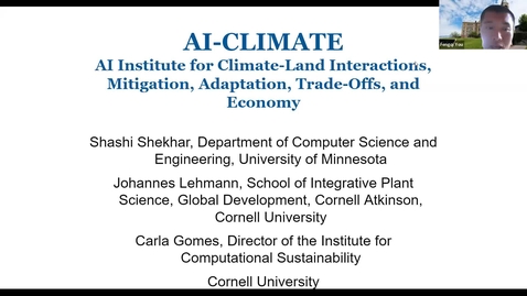 Thumbnail for entry AI-CLIMATE Institute at Cornell: advancing climate-smart agriculture through artificial intelligence