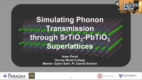 Thumbnail for 2025 PARADIM REU Final Presentations (Isaac Perez)