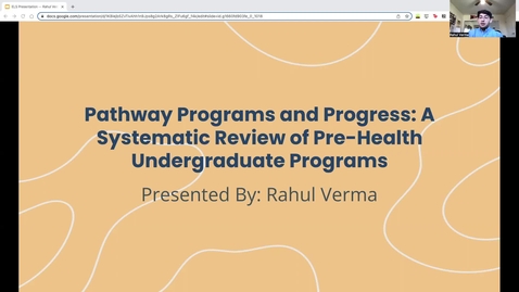 Thumbnail for entry Pathway Programs and Progress (UCSF Health) - Rahul Verma