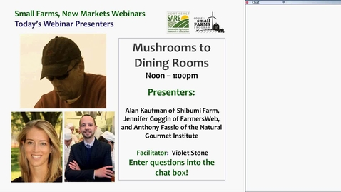 Thumbnail for entry Mushrooms to Dining Rooms: Meet the People Behind the Food Chain