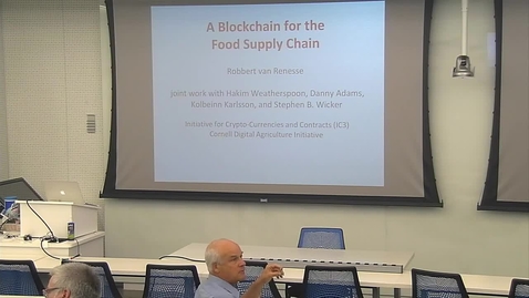 Thumbnail for A Blockchain for the Food Supply Chain