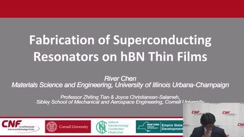 Thumbnail for 2024 CNF Nano-Convocation: River Chen, CNF REU Program