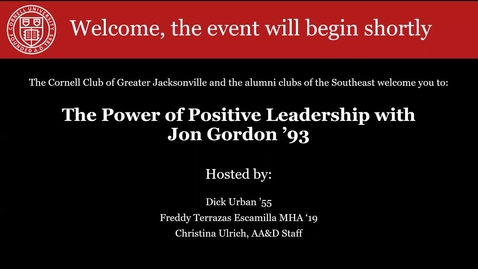 Thumbnail for The Power of Positive Leadership with Jon Gordon '93