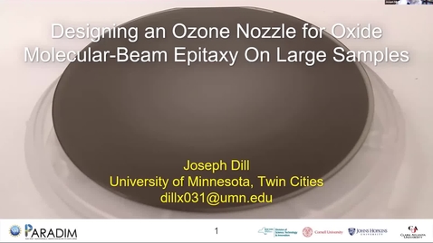 Thumbnail for entry Joseph Dill 2020 REU final presentation