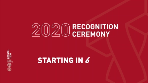 Thumbnail for Cornell Tech Recognition 5-15-2020