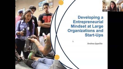 Thumbnail for entry Lunch and Learn: Developing a Entrepreneurial Mindset with Andrea Ippolito