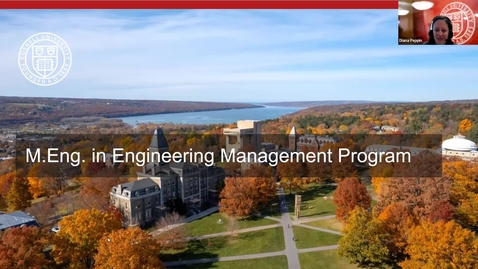 Thumbnail for Cornell MEM Information Session &amp; Student Panel (January 2024)