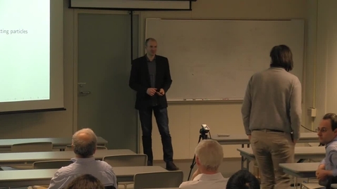 Thumbnail for CAM Colloquium, 2015-03-13 - Pierre-Emmanuel Jabin: An Introduction to Mean Field Limits  for Many Particle Systems