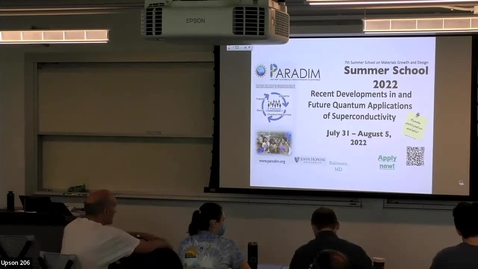Thumbnail for Kyle Shen Lecture #3 MBE&amp;ARPES Summer School 2022