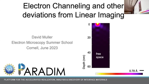Thumbnail for PARADIM Summer School 2024 - Electron Microscopy 