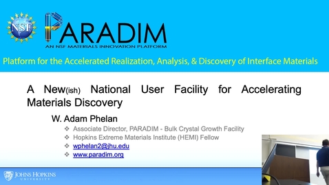 Thumbnail for Materials Data-Driven Discovery ( Phelan)