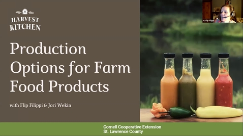 Thumbnail for entry Production Options for Farm Food Products, CCE-St.Lawrence, 2/20/2021
