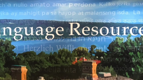 Thumbnail for Language Resource Center Welcome Video