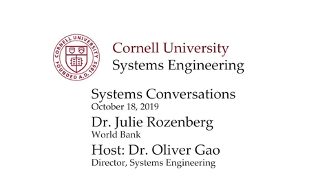 Thumbnail for entry Systems Conversation on 10/18/2019: Dr. Julie Rozenberg