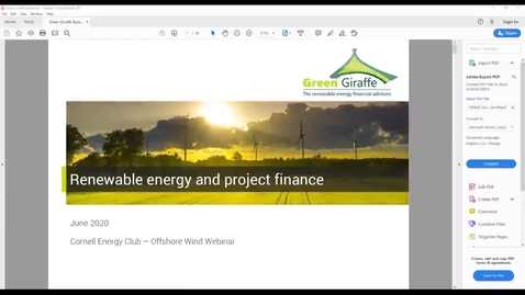 Thumbnail for Johnson COVID-19: Offshore Wind Energy: Gaining Momentum in the US, Randy Male (MBA '91)