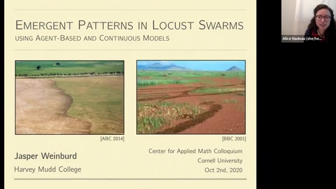 Thumbnail for CAM Colloquium Talk Jasper Weinburd, Oct 2, 2020