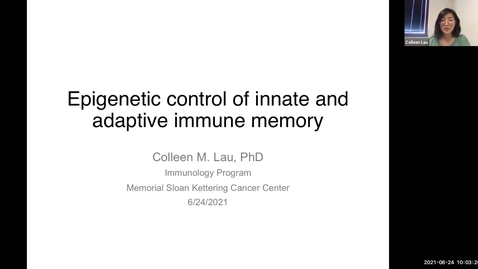 Thumbnail for M&amp;I Special Seminar Colleen Lau - June 24, 2021