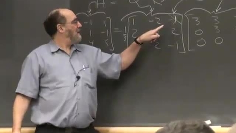 Thumbnail for 24 - Examples of orthogonal matrices Session 24