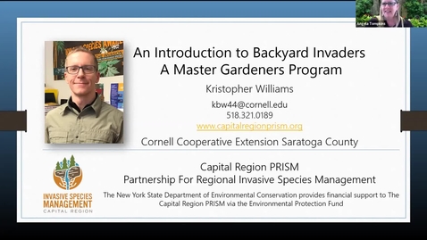 Thumbnail for entry MGV Training Fall 2021 Nov. 18th Invasive Species &amp; Pesticide Awareness