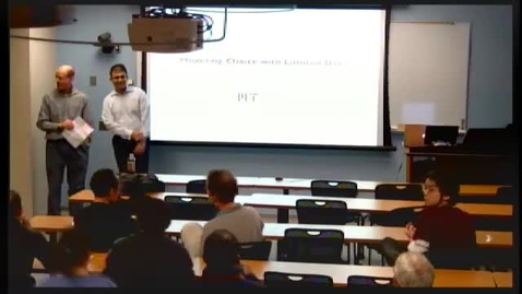 Thumbnail for ORIE Colloquium on 11/15/2012 - Vivek Farias: A New Approach to Learning and Modeling Choice