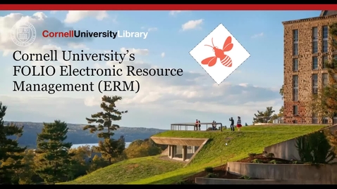 Thumbnail for Cornell's FOLIO ERM