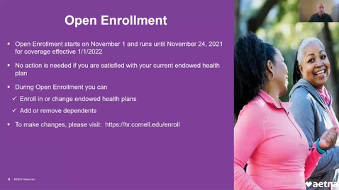 Thumbnail for Aetna Health  | Open Enrollment 2021