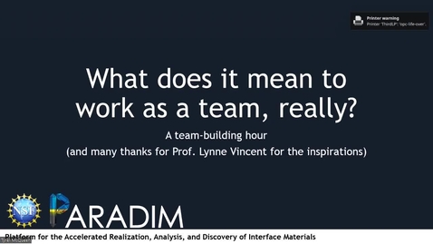 Thumbnail for What does it mean to work as a team, really?  (Tyrel McQueen)