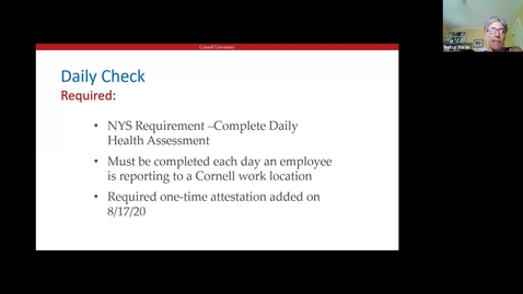 Thumbnail for Daily Check and Surveillance Testing - Managers Forum 8/28