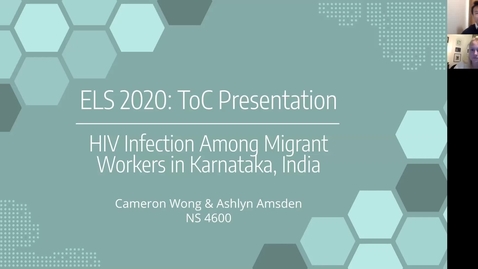 Thumbnail for ToC HIV Infection Among Migrant Workers in Karnataka, India - Cameron Wong &amp; Ashlyn Amsden
