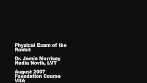 Thumbnail for Physical Exam of the Rabbit