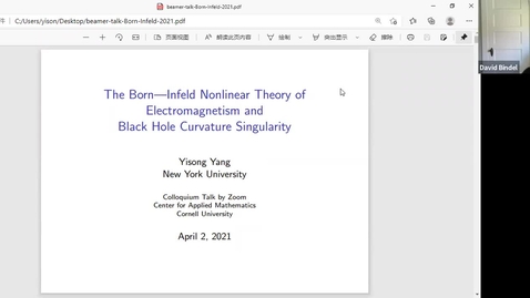 Thumbnail for entry 4/2/21 Yisong Yang CAM Colloquium Talk