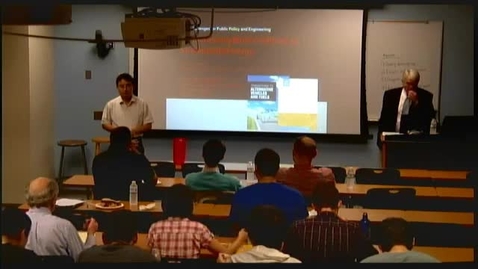 Thumbnail for Ezra's Round Table/Systems Seminar: David L. Greene (ORNL) - Transitioning Motor Vehicles to Sustainable Energy: New Challenges for Public Policy and Engineering