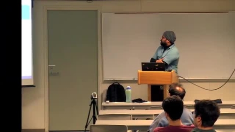 Thumbnail for CAM Colloquium - Raazesh Sainudiin: A Correlated Site Percolation Model of a Viscoplastic Fluid