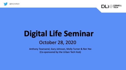 Thumbnail for Digital Life Seminar | Urban Tech Hub