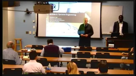 Thumbnail for Ezra's Round Table/Systems Engineering Seminar, 10/19/2012  - Mamadou Seck