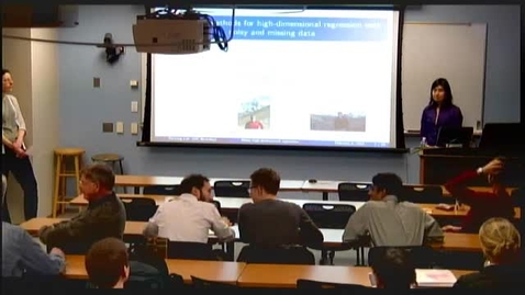 Thumbnail for ORIE Colloquium on 2/6/2014 - Po-Ling Loh (Cal-Berkeley): Nonconvex Methods for High-Dimensional Regression with Noisy and Missing Data