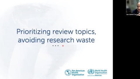 Thumbnail for 13_Seminar: Prioritizing review topics, avoiding research waste