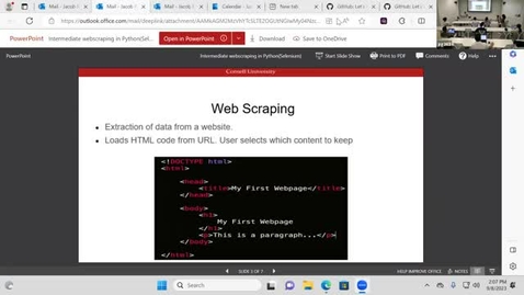 Thumbnail for entry Intermediate Web Scraping in Python (Selenium)